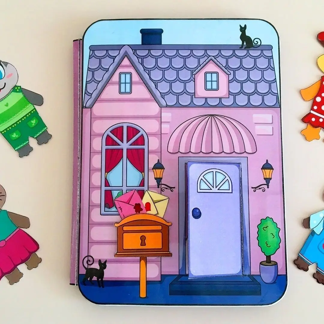 Paper Dolls Doll Houses Book House Paper Dolls Paper Dollhouse Book