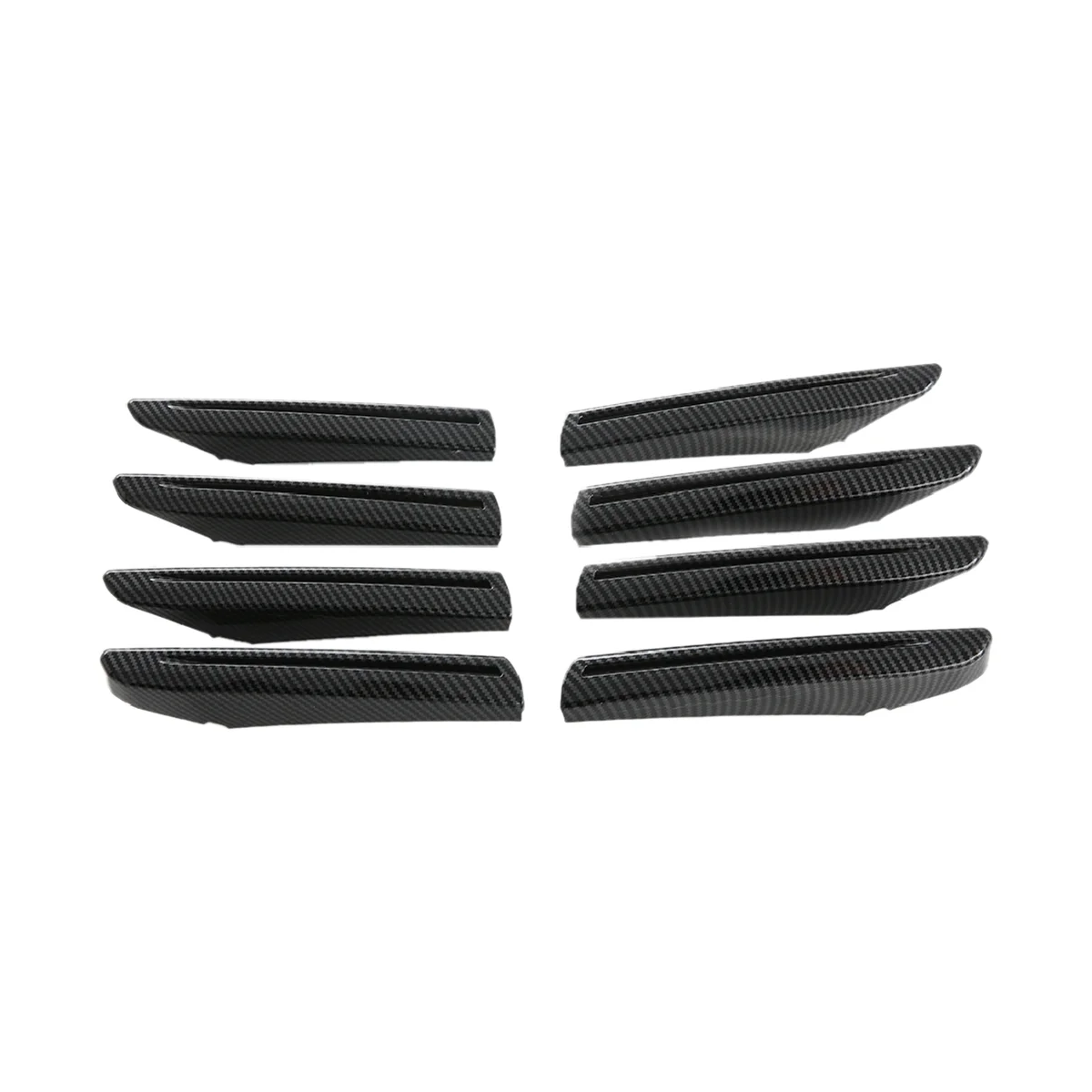

Car Carbon Fiber Style Front Grille Bumper Guard Styling Trim Covers for Toyota Land Cruiser LC300 2022 2023