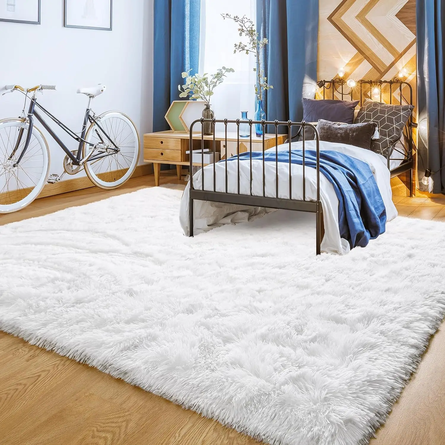 Large Carpet for Living Room Decor Rugs Fluffy Thick Plush