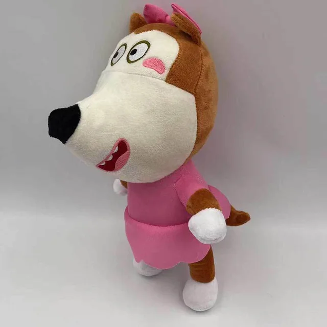 Compre Wolfoo brinquedos de pelúcia crianças presentes de aniversário do  bebê dos desenhos animados wolfoo família plushie lucy boneca de pelúcia  macia barato — frete grátis, avaliações reais com fotos — Joom