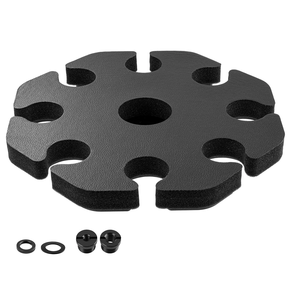 8-Slot Multi Microphone Rack Detachable Wired and Wireless Mic Holder Wear Resist Microphones Storage Organizer for Stage Show