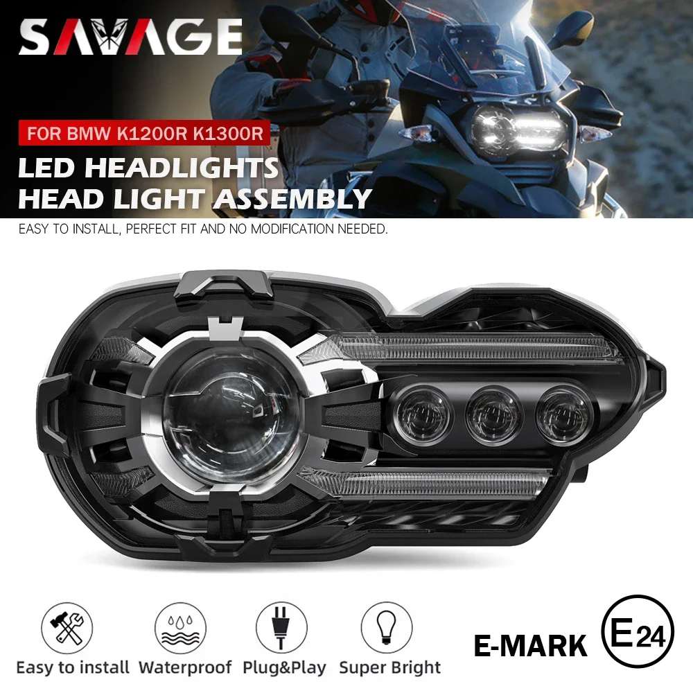 NEWLEDHeadlightsAssemblyForBMWK1200RK1300R20052016K1200R