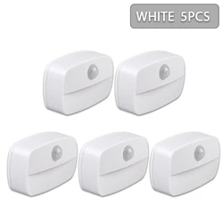 Wireless LED Motion Sensor Night Light for Bedroom and Closet Illumination (5PCS)