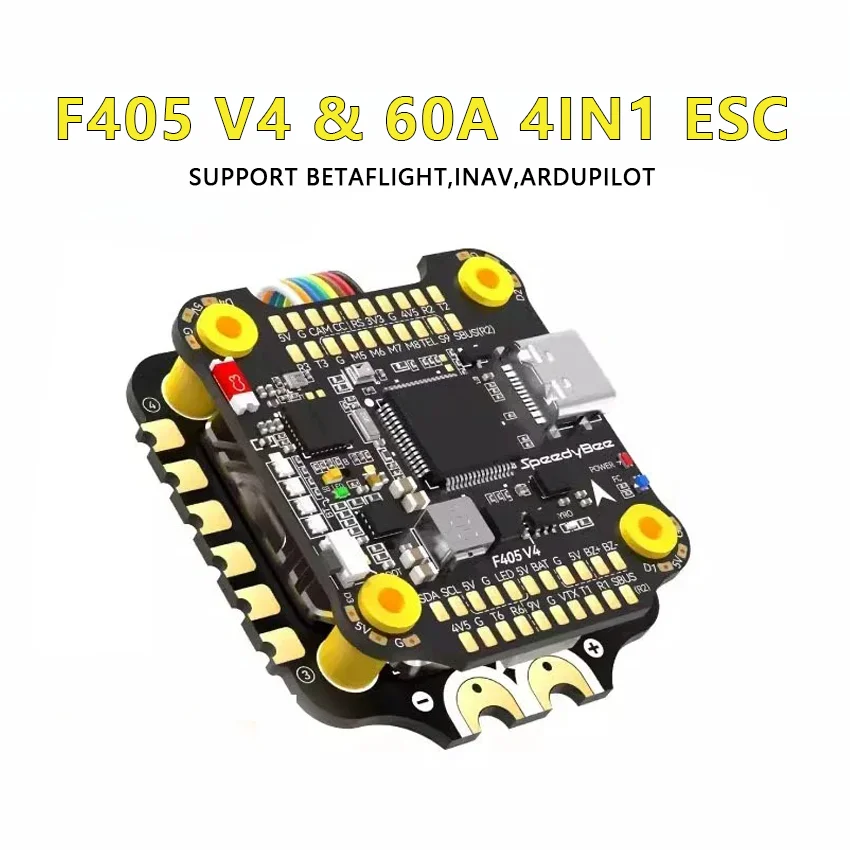 SpeedyBee F405 V4 BLS 60A 30x30 Контроллер полета + 60A 4-в-1 стек ESC для FPV-дрона для фристайла, аксессуары в том же стиле своими руками
