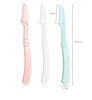 1/3pc Safe Folding Ladies Face Shaver Eyebrow Trimmer Blade Anti-Scratch Razor Makeup Tools Eyebrow Trimmer Face Razor for Women 6