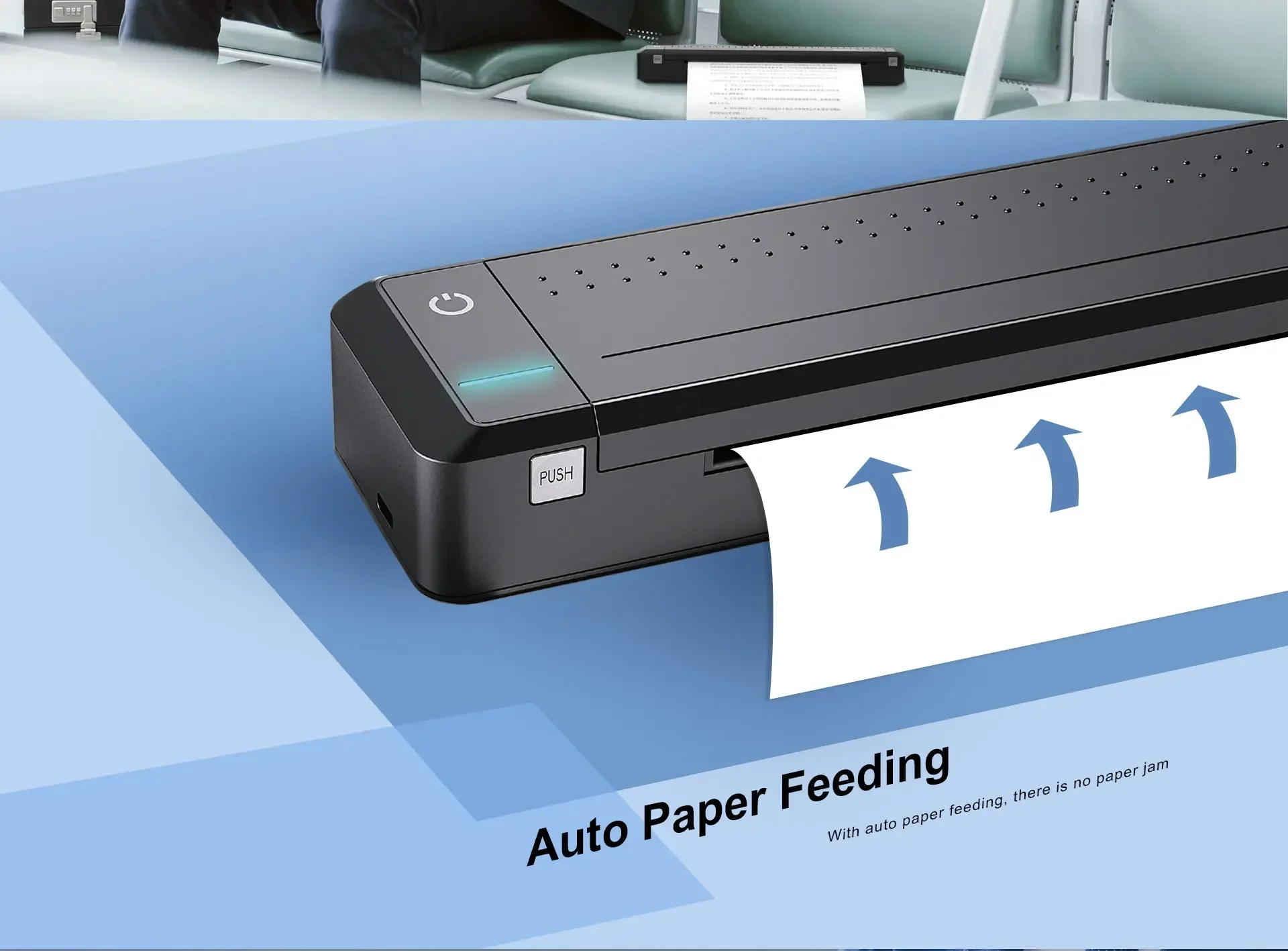 GlowMartSupvan Label NFC Tag MT800 Portable A4 Thermal Paper Tattoo Printer Mini Color 300dpi Resolution and in Stock!