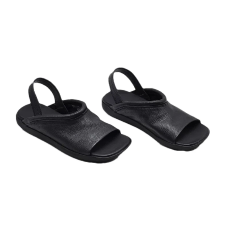 Women Square Toe Sandals Flats Slippers Beach Shoes New Summer Fashion Slingback Flip Flops Casual Woman Shoes Mujer Slides