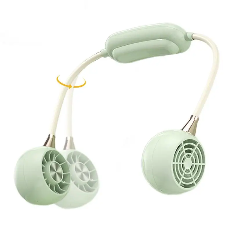 

Rechargeable Neck Fan USB Rechargeable Wearable Personal Fan USB Charging Personal Fan for Travel Home School Car Work Area