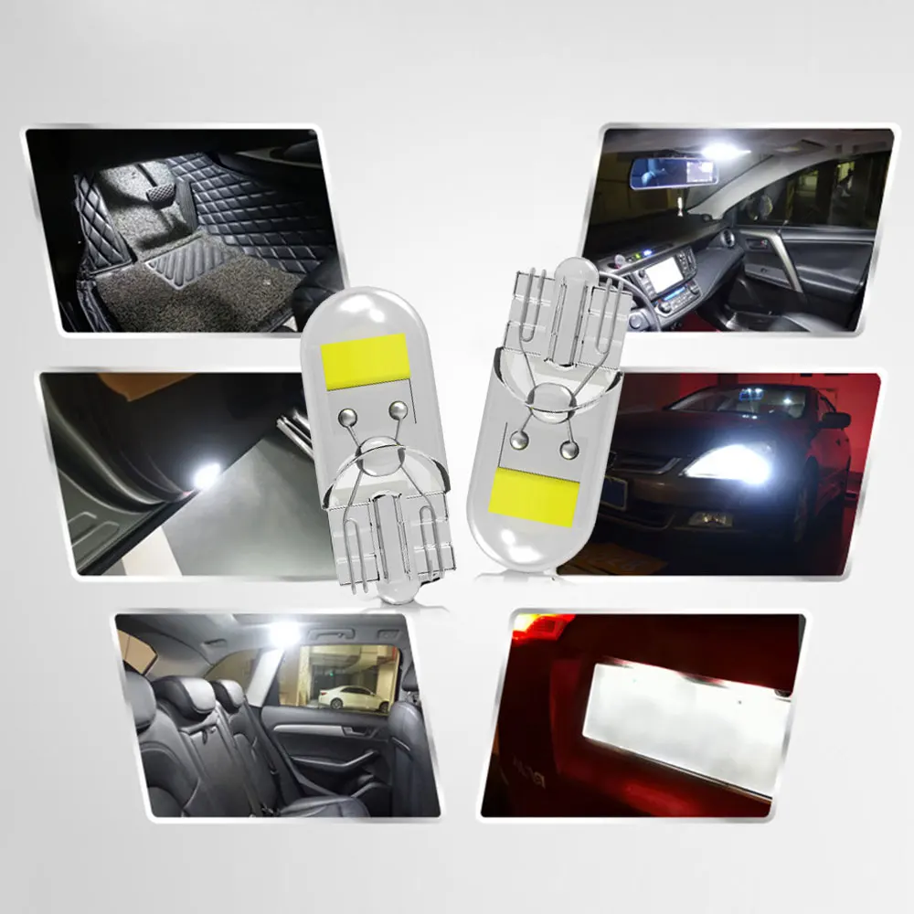 T10 Led  Canbus W5W ̾ COB ̺  Led  , 6000K 168 194 Led 5w5 ڵ ׸   , 6 