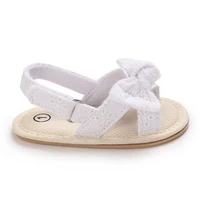 Fashion Newborn Infant Baby Girls Rubber Sandals Cute Summer Soft Sole Flat Princess Shoes Infant Non-Slip First Walkers 5