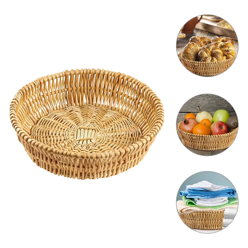 

Storage Basket Househole Items Rattan Organizer Case Wicker Home Supplies