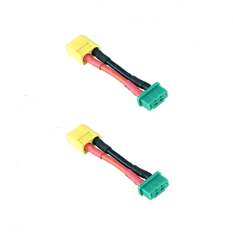2 Stück XT60 Stecker-Buchse auf Deans Mini Tamiya XT30 EC3 MPX Tamiya Stecker-Buchse Adapter mit 14AWG 4cm Kabel für RC-Akkus – Detail 11