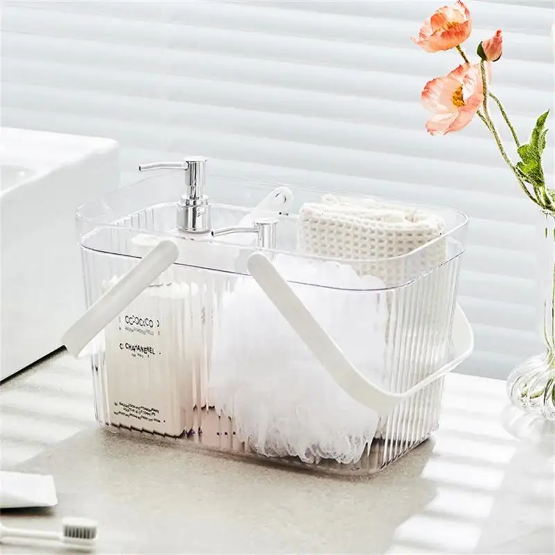Shower Caddy Portable Picnic Baskets Children Bath Toy Organizer Bathroom Toiletry Laundry Storage Basket Box Nordic Style storage bag storage basket shower caddy basket