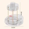 Rotating Makeup Organizer For Vanity Storage 2 Tier Bathroom Counter Cosmetic Skincare Perfume Countertop Holder-Y78A 6