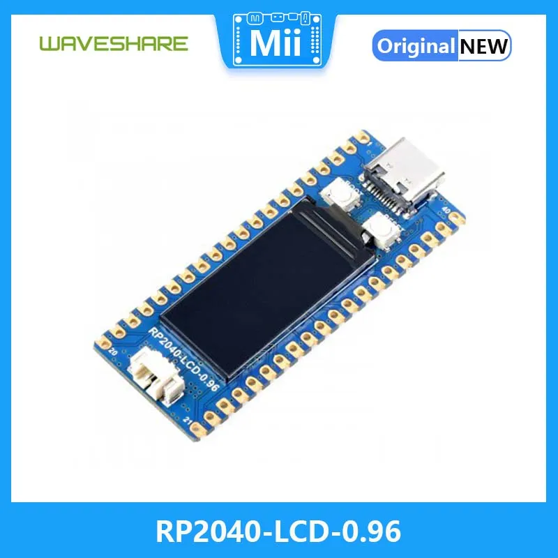 

RP2040-LCD-0.96 A Pico-подобная MCU плата на основе Raspberry Pi MCU RP2040 микроконтроллер с ЖК-экраном