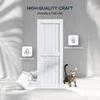 EaseLife 30" x 84" Sliding Barn Door with 5.5' Barn Door Hardware Track Kit, Solid LVL Plank 4