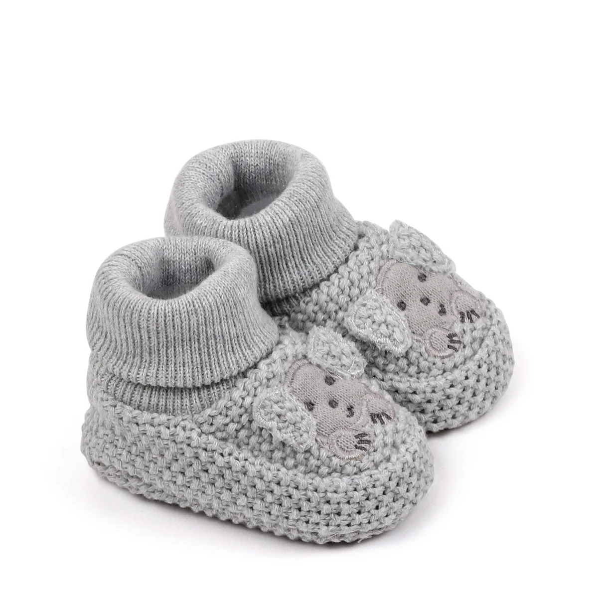 Autumn and Winter 0-6 Months Handmade Knitted Baby Wool Shoes Perfect for Newborns and Full-Month Babies Won't Come Off 6