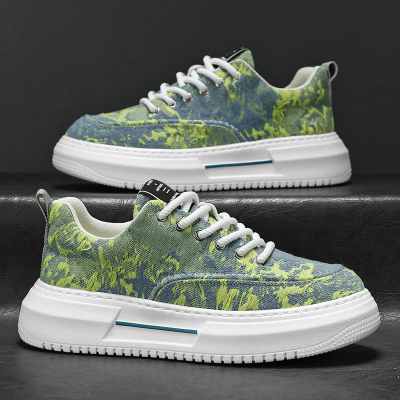 2025 Sneakers For Men Breathable Non-Slip Sport Shoes Male Fashion Casual Platform Shoes Comfortable Outdoor Running Shoes 2