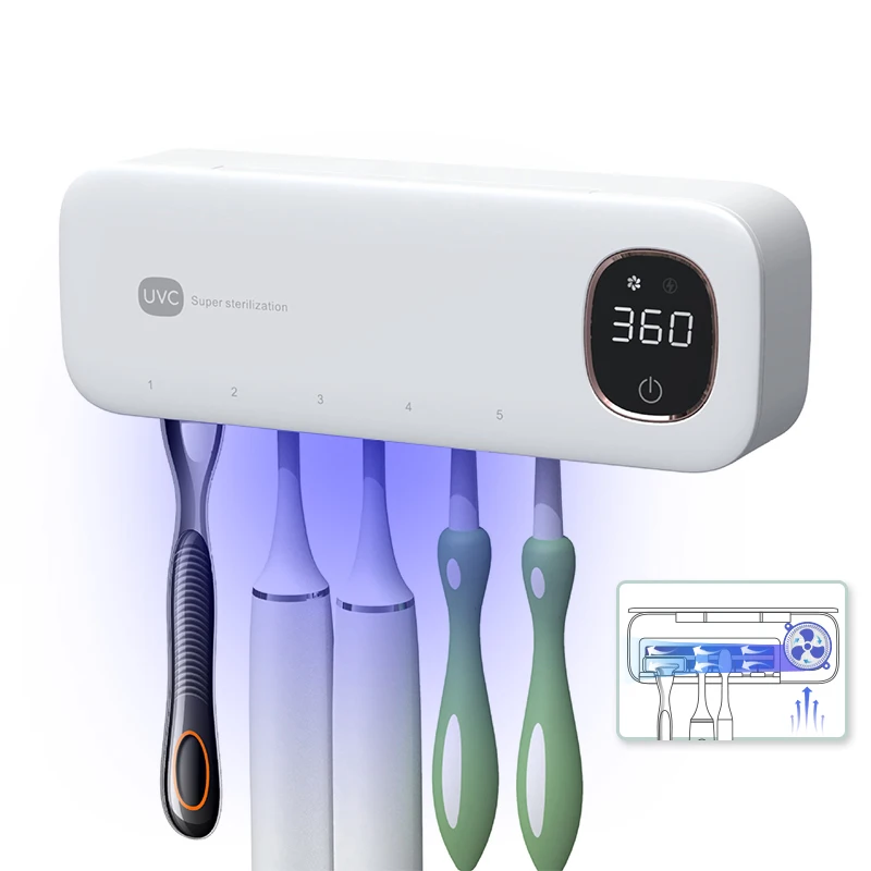 휴대용 충전식 휴대용 목 선풍기, UV 차단, USB 차단