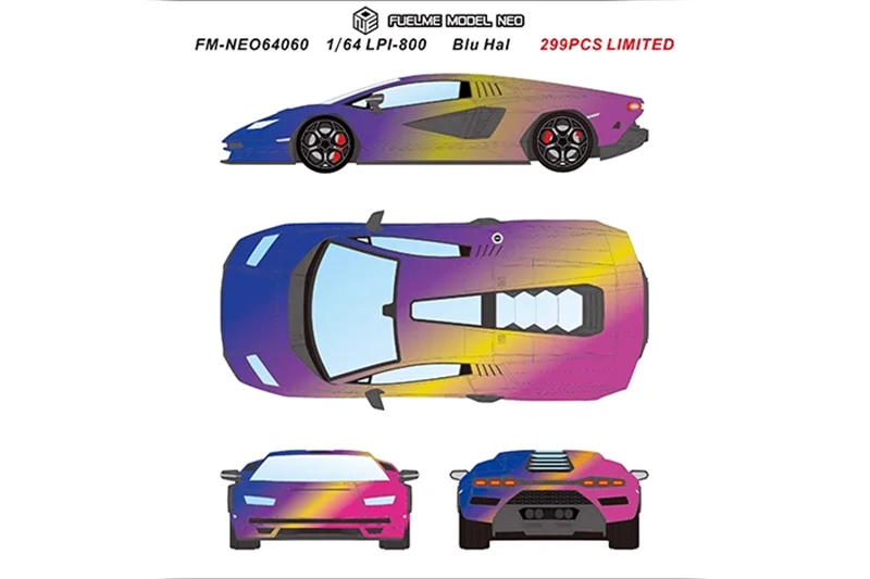 fuelme 1/64 ランボルギーニ カウンタック lpi800-4 1:64 Fuelme Lamborghini Countach LPI800 – Venom Model