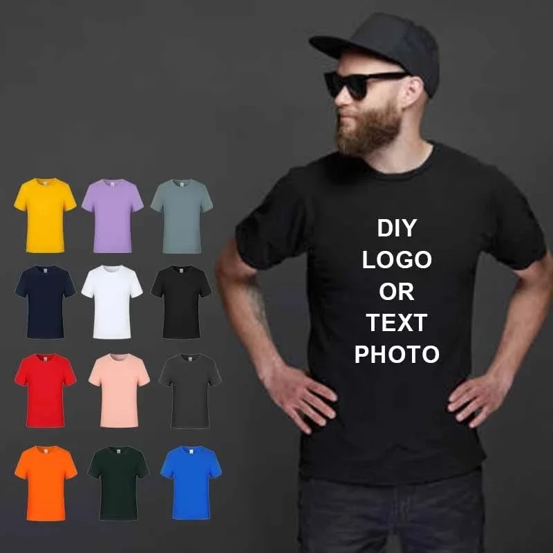 

Your Own Design Custom High Quality Cotton EU size t-shirts graphic summer funny men tshirt 2000s comic male clothes