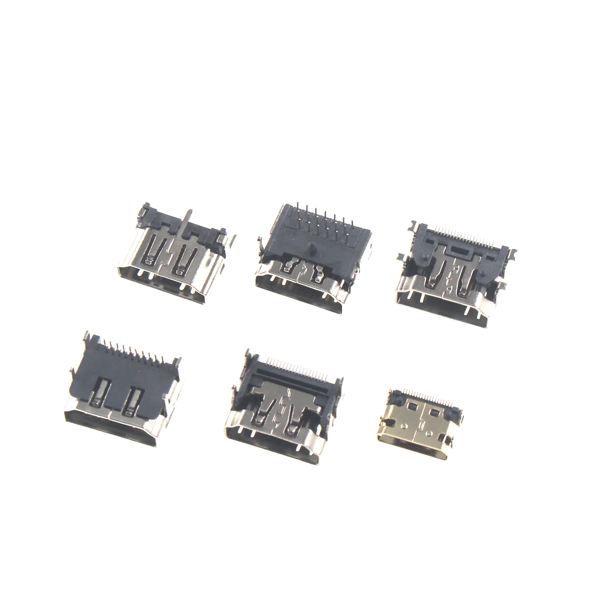 5pcs HDMI 19Pin 20P 20Pin Male Plug Connector HDMI Female Male Socket Jack Repair Replacement pcb card edge connectors