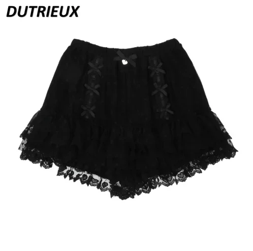 short-en-dentelle-de-style-japonais-doux-et-mignon-pour-femmes-petit-cœur-avec-nœud-taille-elastique-leggings-d'ete-pantalons-courts-lolita-pour-dames