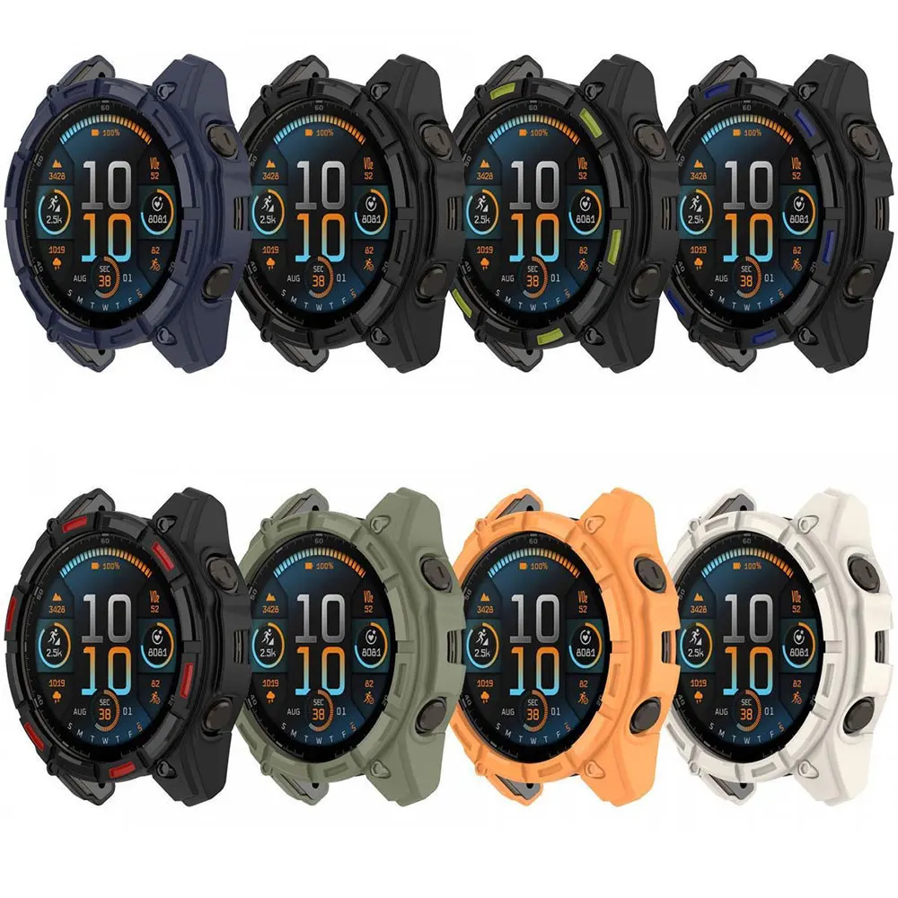 Premium Shockproof TPU Protective Case for Smartwatch - Anti-Scratch Shell for 47mm/51mm Watches