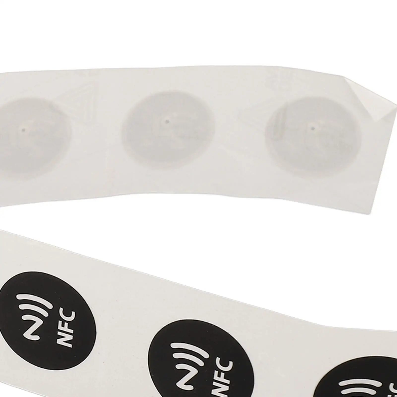 504 Bytes NFC Programmable PVC Stickers-Glossy, Non-Toxic, Wear-Resistant, for read -Only for text