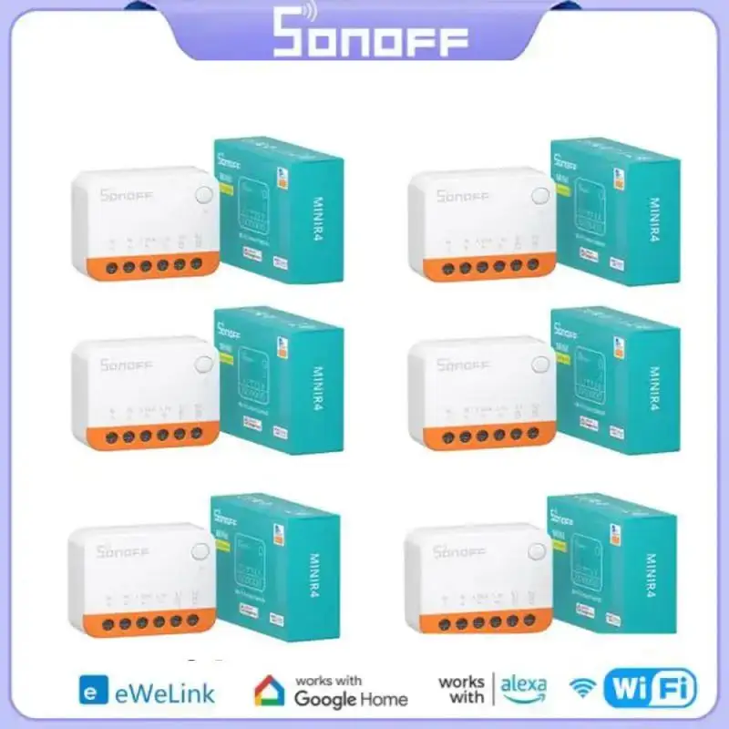 Sonoff Mini R4 Wifi Switch Mini Extreme Smart Home Modulo Relè Wi-Fi Telecomando Vocale Con Alexa Google Home Alice