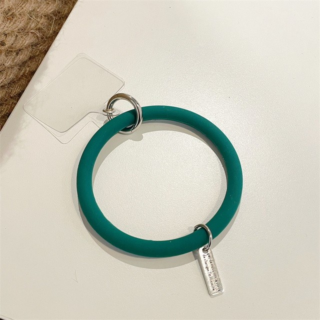 Fashion Mobile Phone Silicone Bracelet Universal Anti-Lost Lanyard Hanging Cord Women Girls Luxury Chain For iPhone 13 Strap