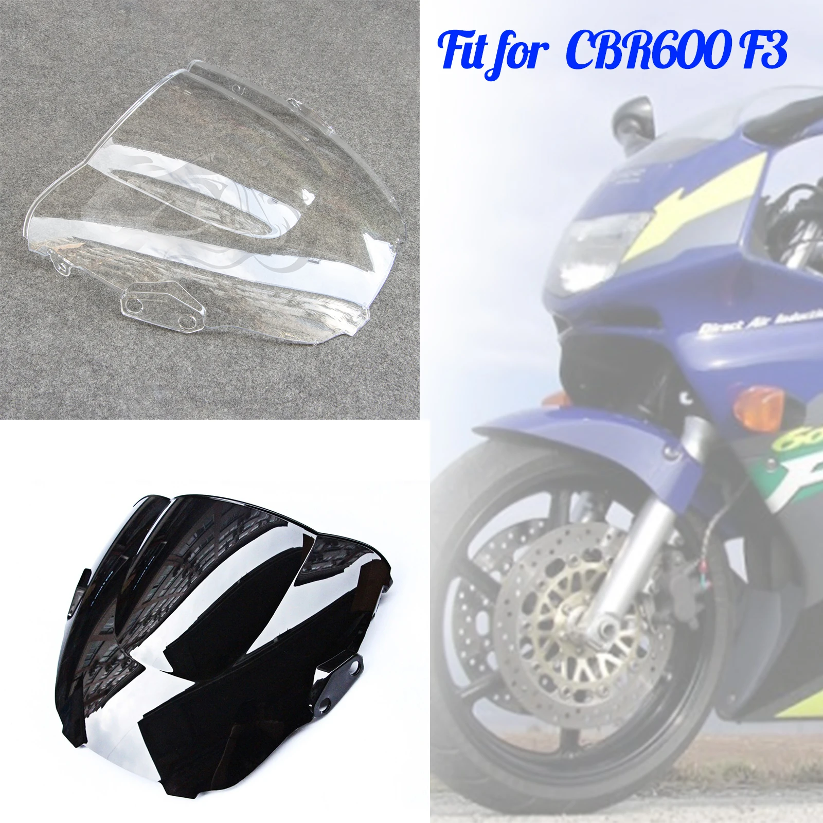 

Ветровое стекло для мотоцикла HONDA CBR600 F3 1995 1996 1997 1998 CBR 600