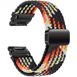 Magnetic Nylon Quick Release Strap - QuickFit 26mm (Black Colorful)