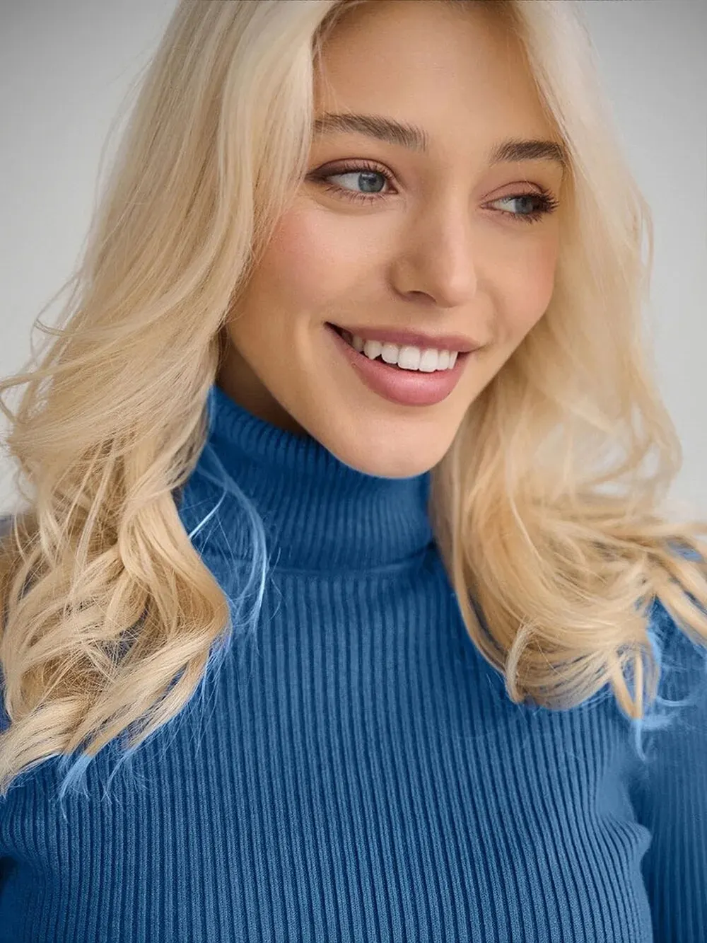 Sfd5706e2769a4e9ab78f13354bb1984f1 Basic Mock Neck Ribbed Sweaters for Women Cute Sexy Knitted Autumn Winter Warm Fitted Fashion Pullover Sweater Mallzona