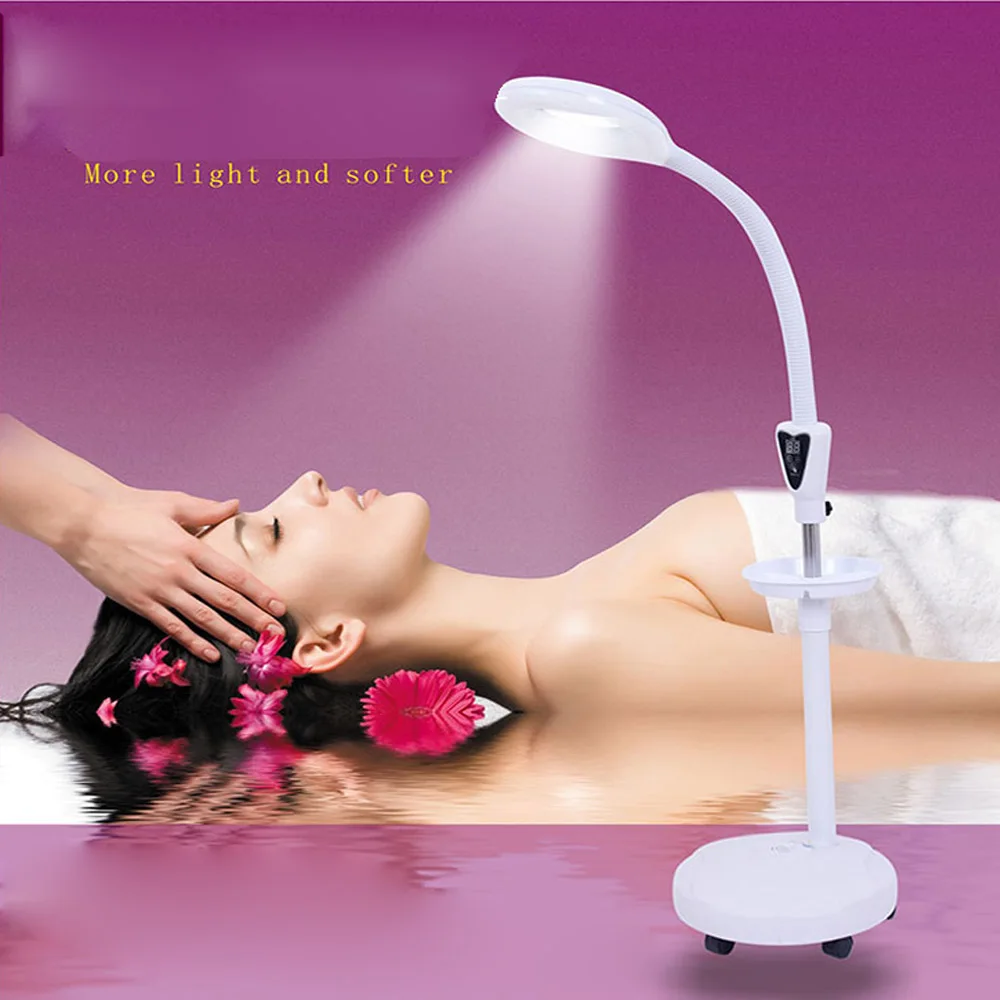 

Eye Protection LED Beauty Salon Tattoo Lamp Special Eyelashes Lighting Manicure Eyelashes Cold Light Floor Lamp Shadowless Lamp