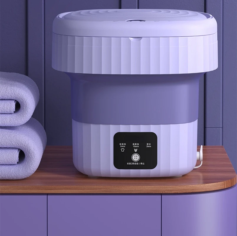 2023 New Folding Washing Machine Small Washing and Stripping Integrated