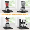 Kitchen Appliance Sliding Tray with Smooth Wheels Below Cabinet Appliance Rolling Tray Non-slip Countertop Sliding Coffee Tray 5