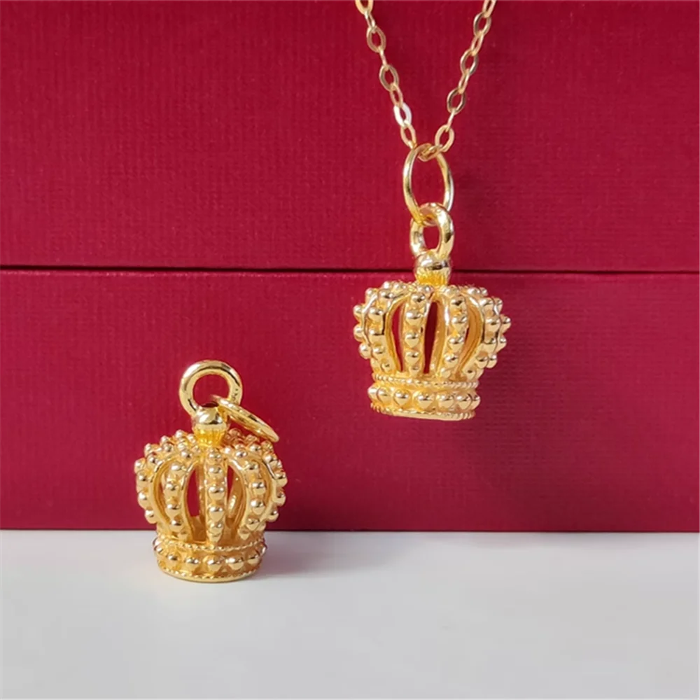 ※特別値下げ！CROWN NECKLACE GOLD NEW CROWN PENDANT & 24