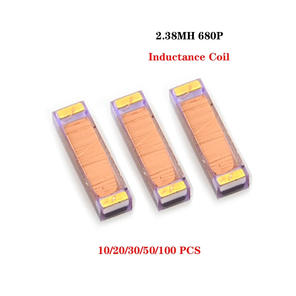 Car Remote Key Inductance Coil 2/10/20 PCS 2.38MH 680P For Peugeot Citroen Renault Transponder Coil