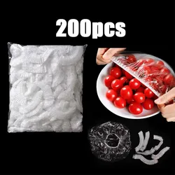 Disposable Elastic Food Storage Bags - Multi - Purpose Kitchen Organizer and Freshness Keeper (200pcs)