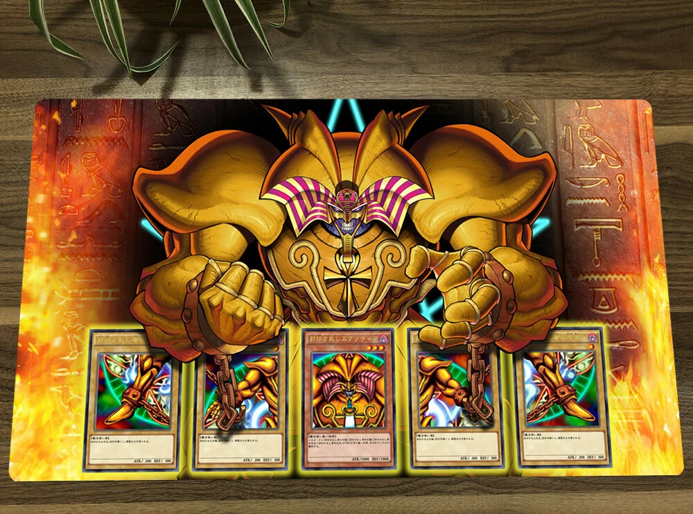 Yugioh Exodia Tcg Ccg Playmat Tappetino Da Gioco Per Carte Collezionabili Tappetino Da Gioco Da Tavolo Tappetino Da Gioco Tappetino Per Mouse In Gomma