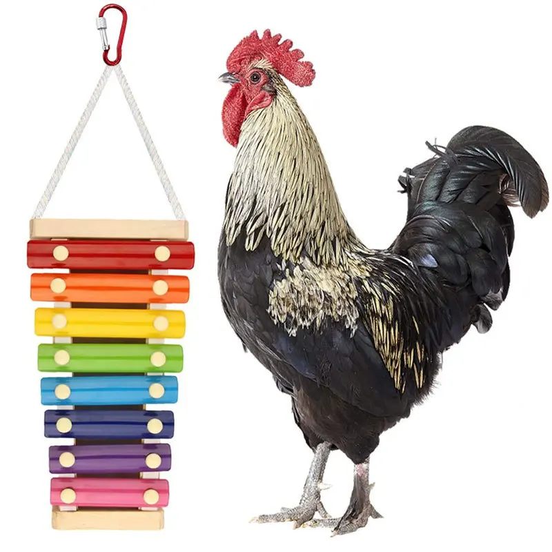 Chicken Toy Ringing Qin 7 Tone Factory Spot Parrot Toy Bird Supplies Utensils Bird Toys