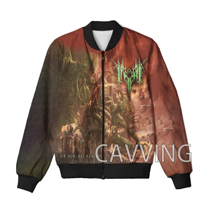 

CAVVING 3D Printed INFERI Rock Band Zipper Bomber Jackets Men Overcoat Mens Coat Zip Up Jackets for Women/Men