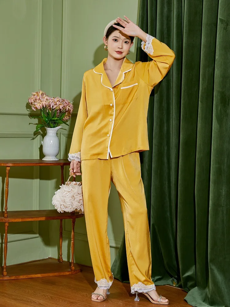 Pajamas Ladies Cotton Velvet Long Sleeve Pants Homewear Ladies Two Sets loungewear women  pijama perro  женское бельё