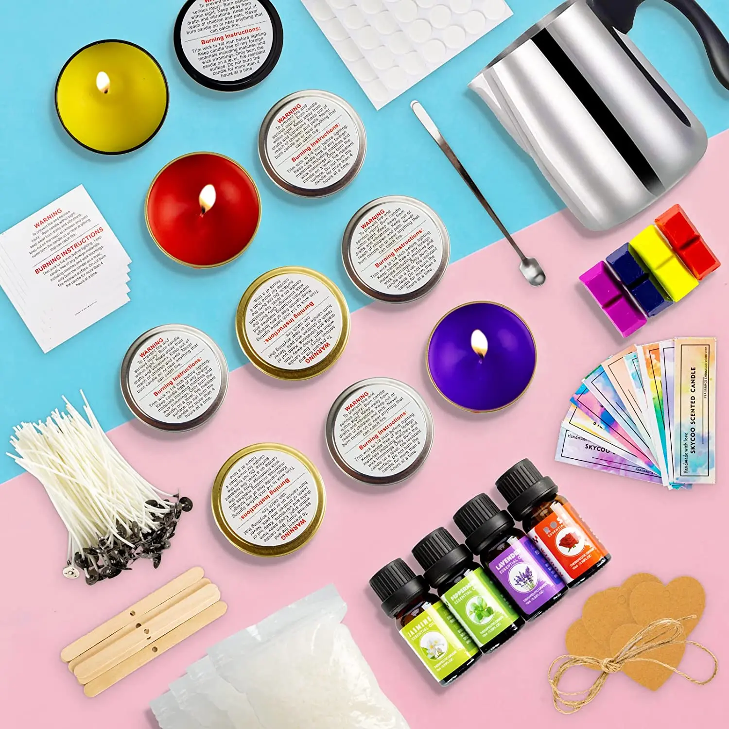 DIY Candle Making Kit for Adults,Beginners & Kids The DIY Arts