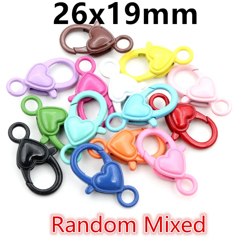 10pcs Assorted Snap Lobster Clasp Hooks in Gold & Silver