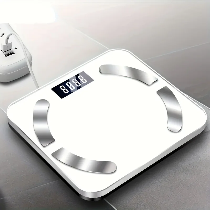 1pc Weight ScaleHousehold Small Electronic ScalePrecise ChargingHuman Body ScaleHousehold Body Fat Scale 4