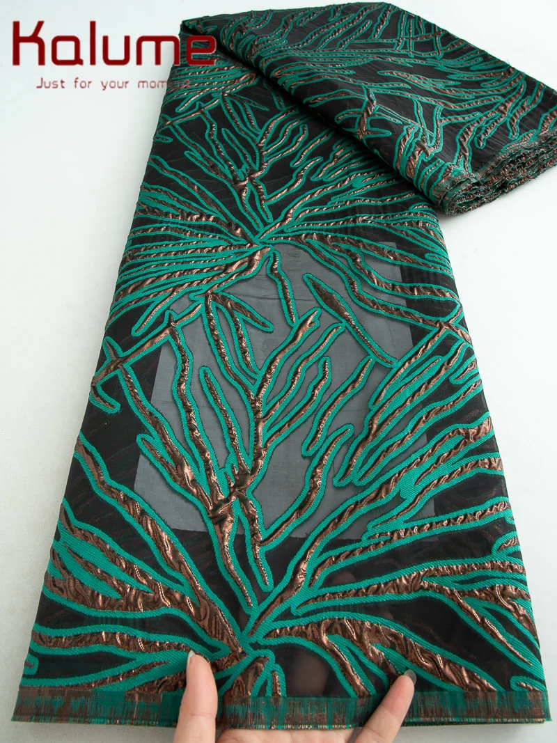Kalume Latest Yards Guinea Brocade Jacquard Fabric African