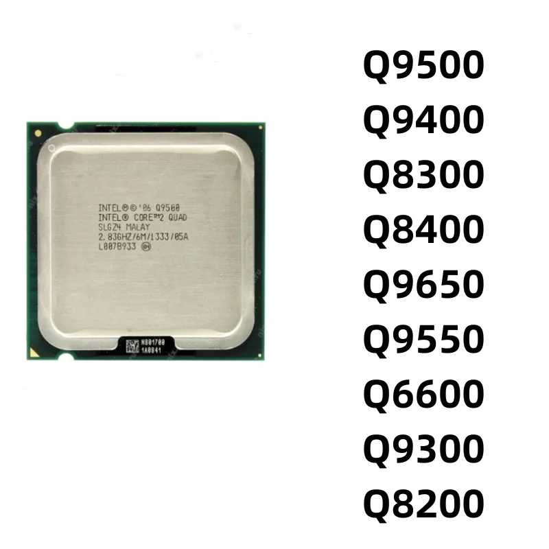 1PCS-Intel-Core-2-Quad-Q6600-Q8200-Q8300-Q8400-Q9300-Q9400-Q9500-Q9550 ...