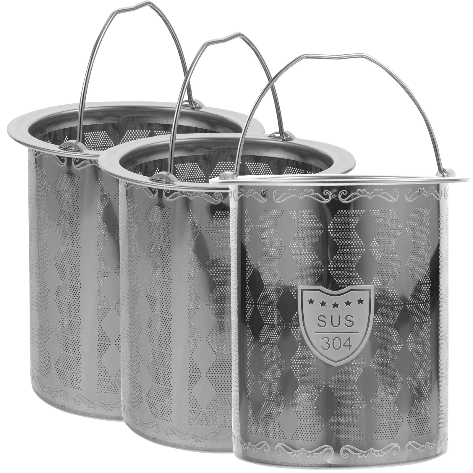 

Tea Strainers Loose Tea Teapot Tea Pot Replacement Stainless Steel Mesh Strainer Tea Infuser Insert Tea Steeper Basket